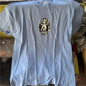 Obey Light Blue Dog Graphic Tee